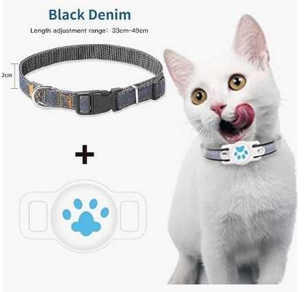 Etui dla psa i kota do Apple AirTag, obroża Coholl