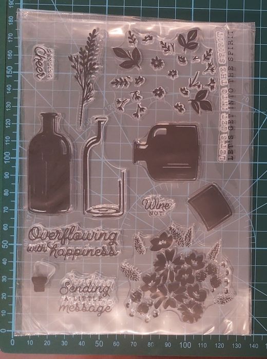 32. Zestaw stempli silikonowych scrapbooking