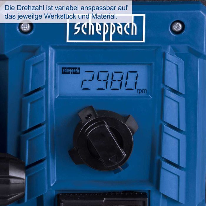 Стрічкова та дискова шліфувальна машина Scheppach BTS800Vario - 400 Вт