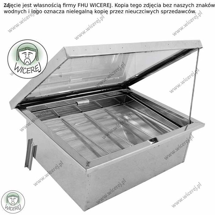 Topiarka słoneczna MAXI na 1 ramkę Uniwersalna Nierdzewna z Kratą