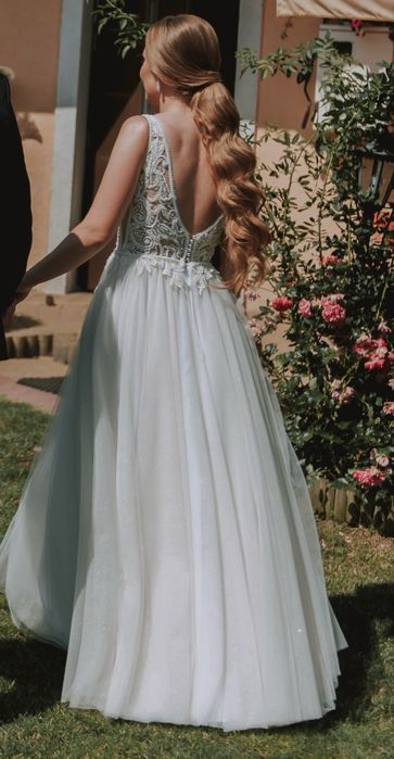 Suknia ślubna szyta na rozmiar S 36