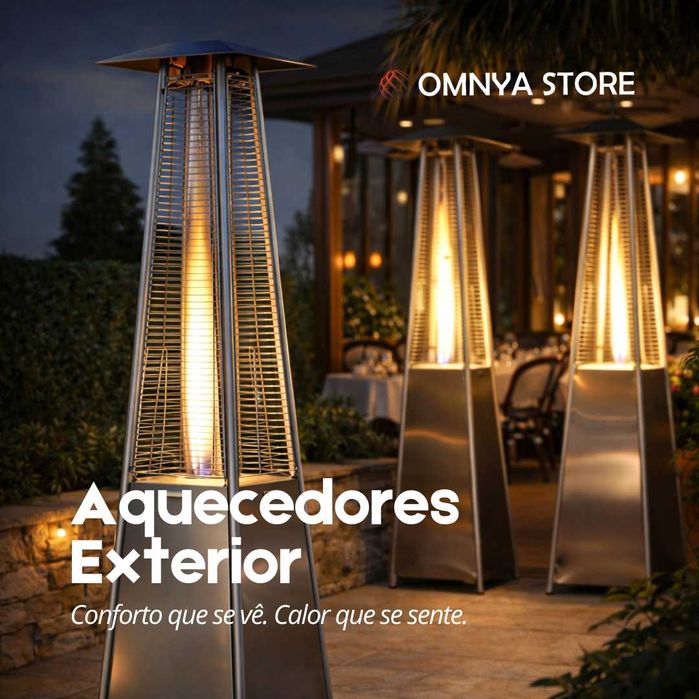 Aquecedor de Exterior a Gás | Terraço e Jardim