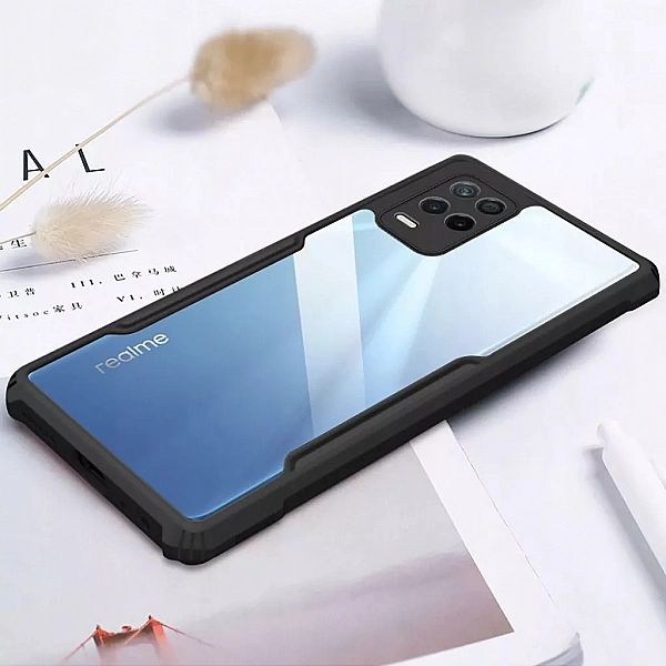 Etui Case Beetle Czarna Ramka do Realme 8 / 8 Pro