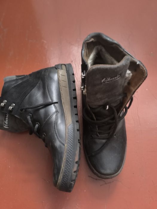 Шкіряні черевики мех
