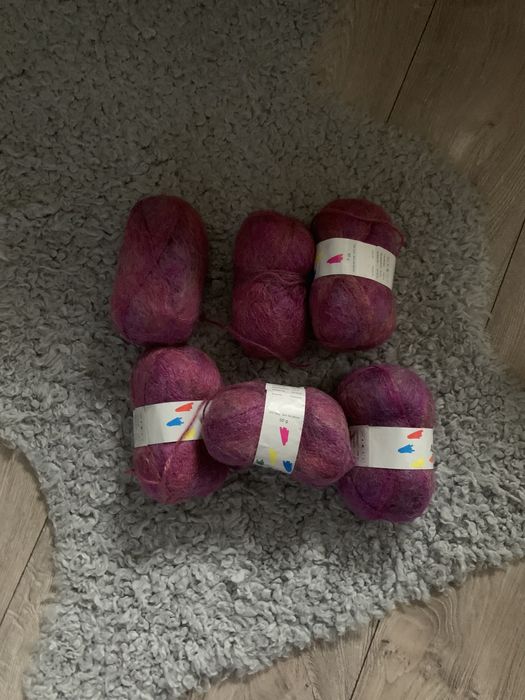 Motek drops wełny  moher kids