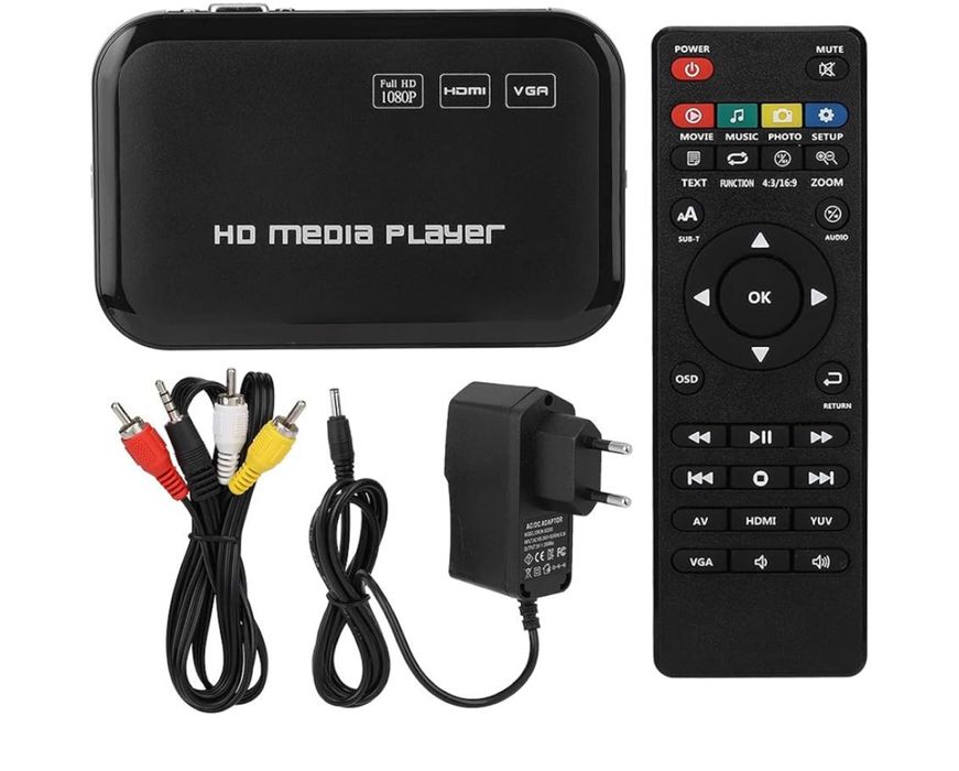 Odtwarzacz multimedialny wideo 1080P HDMI Vga