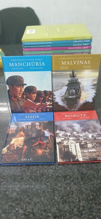 33 livros Grandes Batalhas da História Universal