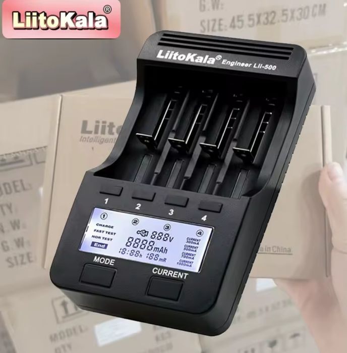 Carregador de pilhas Litokala