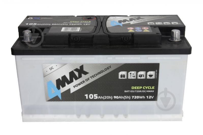 Акумулятор 4MAX 105Ah преміум якості 100% оригінал