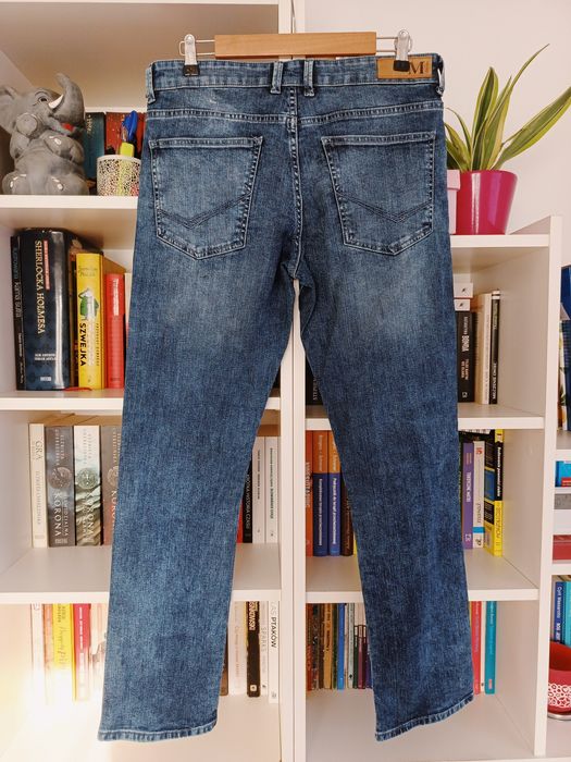 Jeansy Marcus W32 L30 indygo regular fit, 98% bawełna, 2% elastan