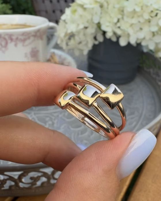 Каблучка,  1.87 ( середня вага) Червоне золото 585 проби