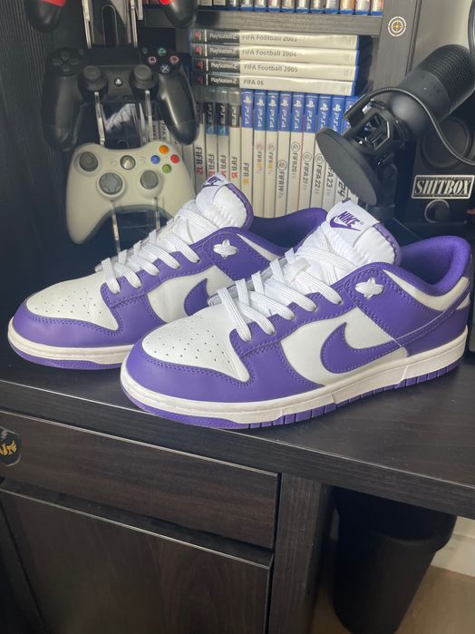 Nike Dunk Low Roxas – Usadas 1 Vez – Estado Impecável