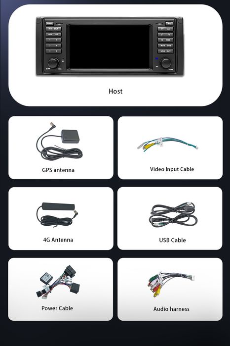 Radio nawigacja  BMW 5 X5 e39 e53 NAVI GPS Android