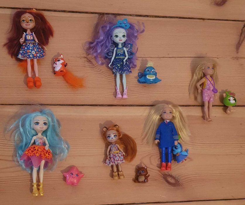 Laleczki enchantimals 7 zł za sztukę