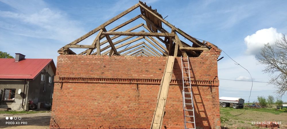 Manufaktura, cegła rozbiórkowa, cięta, styl loft, vintage, rustykalny