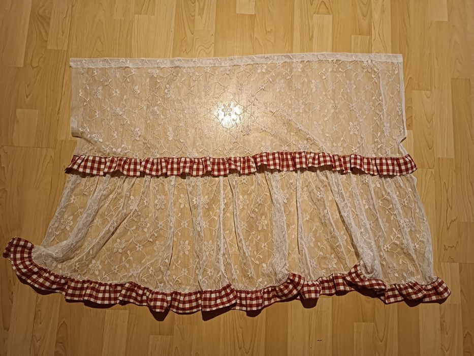 Zazdrostka firanka retro 2szt 120x80