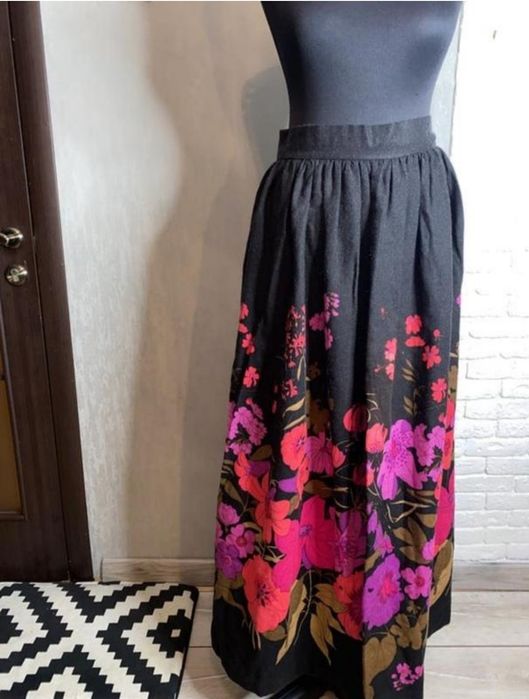 Юбка макси теплая