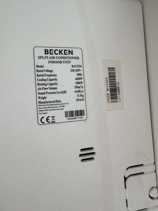 Ar condicionado Becken