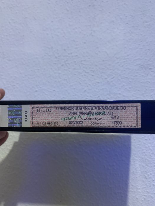 Senhor dos Aneis - A Irmandade do Anel VSH VERSÃO ALONGADA