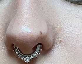 16 Piercings brincos falsos nariz helix (sem necessidade furo)    NOVO