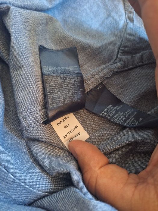 Чоловіча сіра сорочка Tommy Hilfiger XL