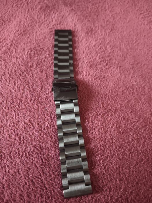 Bransoleta typ Strapcode Oyster 22 mm CZARNA - wysyłka gratis