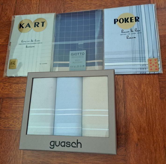 HOMEM : Lencos, Meias e Cuecas Novas