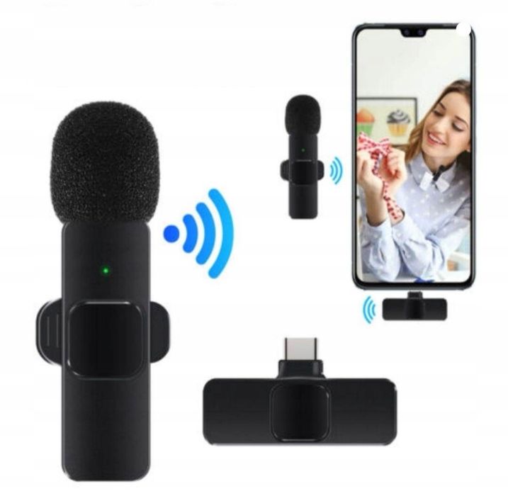 Nowy mikrofon bezprzewodowy Lavalier USB-C – idealny do vlogów