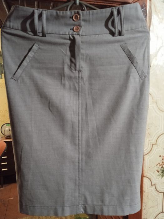 Юбка джинсовая,United Colors Of Benetton,прямая карандаш,джинс