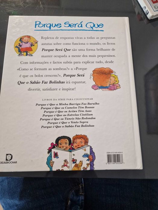 Livro Porque será que - O Sabão faz bolinhas e outras perguntas