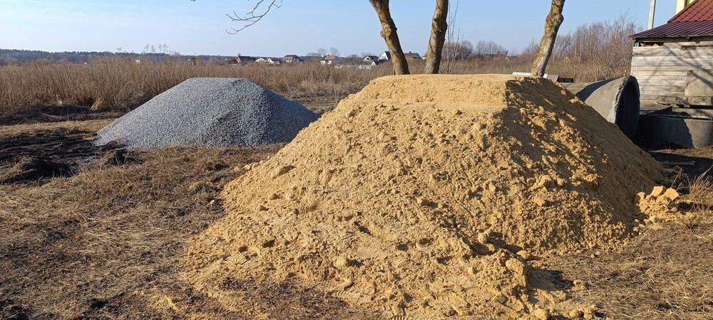 Песок щебень бут чорнозем пісок щебінь підсипка відсів