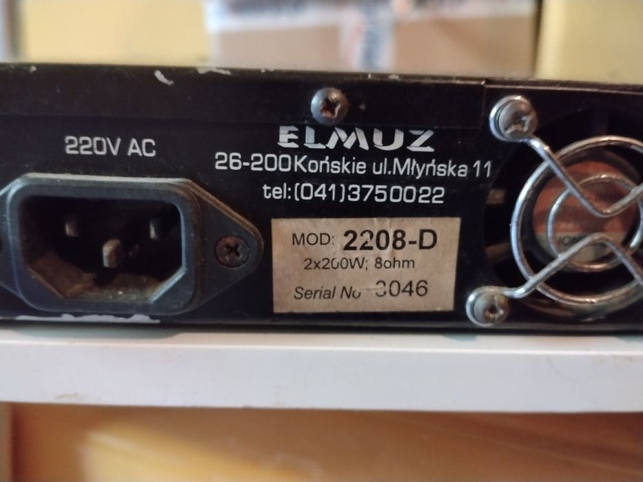Elmuz 2208-D końcówka mocy