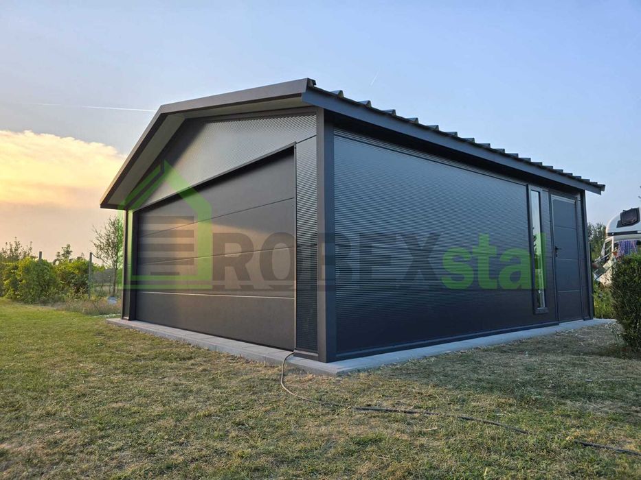 Garaż ocieplany z płyty warstwowej  MONTAŻ I TRANSPORT CAŁY KRAJ