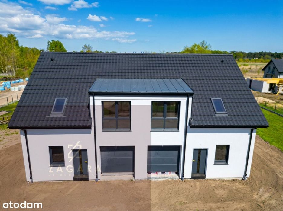 Bliźniak Premium 137m², działka 678m², Miedwie