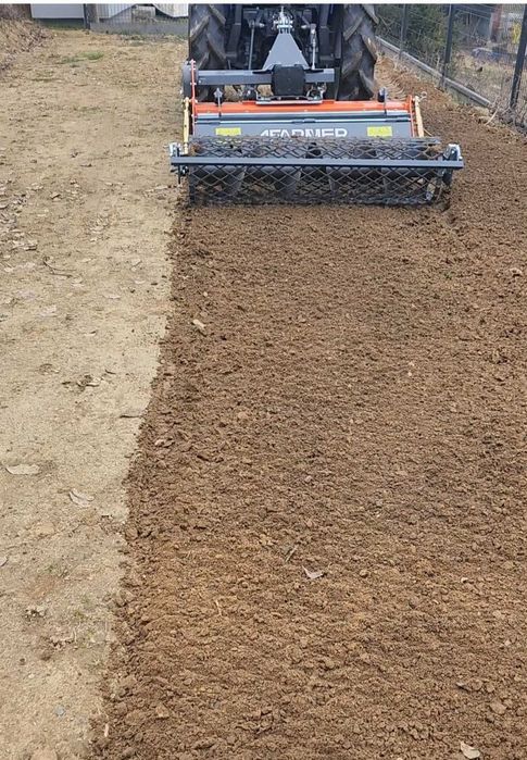 Glebogryzarka separacyjna kosiarka mulczer wynajem usługi mini traktor