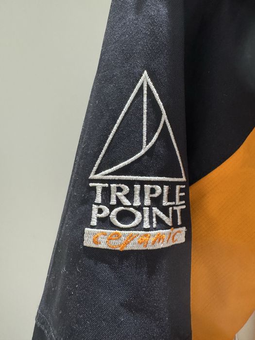 Lowe Alpine Orange Triple Point Ceramic Hooded Rain Coat Jacket Large