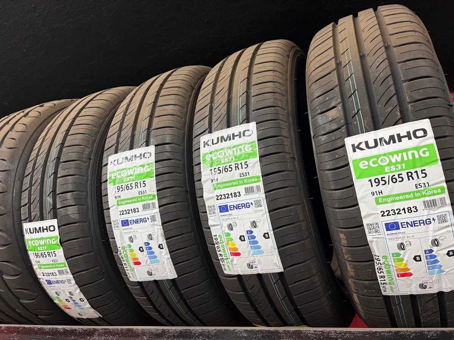 195/65R15 Kumho Ecowing ES31 cztery nowe opony letnie