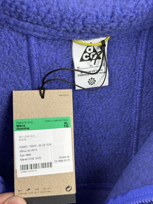 Шерпа чоловіча Nike Acg „Arctic Wolf” Blue Оригінал FN0372-510