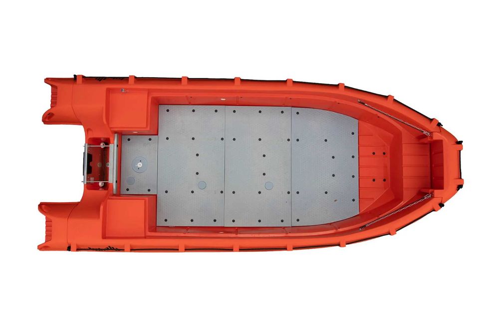 Barco  Whaly 500R VERMELHO em HDPE NOVO com Tohatsu 40 HP de punho