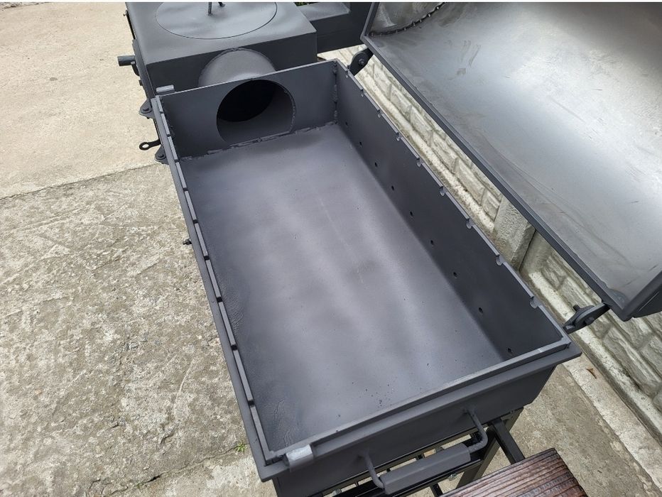 3/5мм! БАГАТОФУНКЦІОНАЛЬНИЙ! Мангал Коптильня з Пічкою під/под Казан