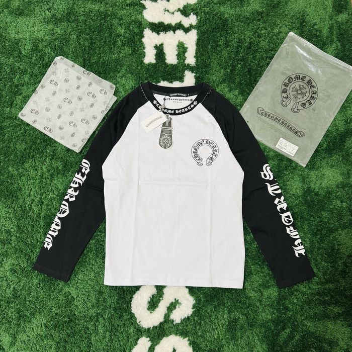 Лонгслів Chrome Hearts Black white limited