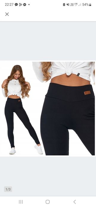 Legginsy damskie klasyczne długie r. L/XL Moraj