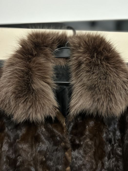 Futro damskie (prawdziwe) LIS + NORKA