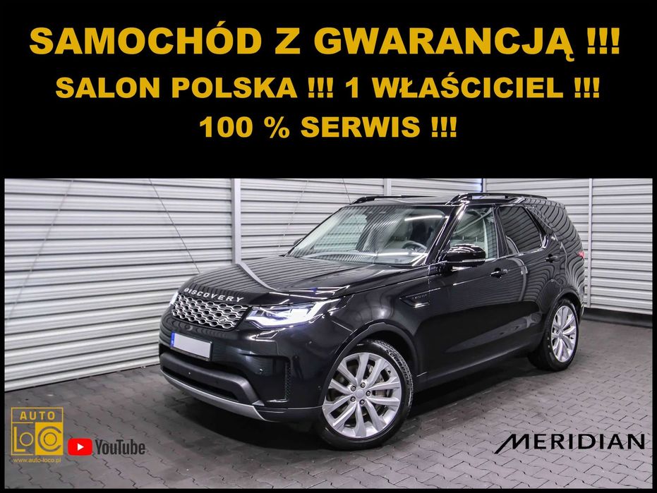 Land Rover Discovery Salon POLSKA + 1 wł.+ 100% SERWIS + 100% Bezwypadek =BruttoVAT23%