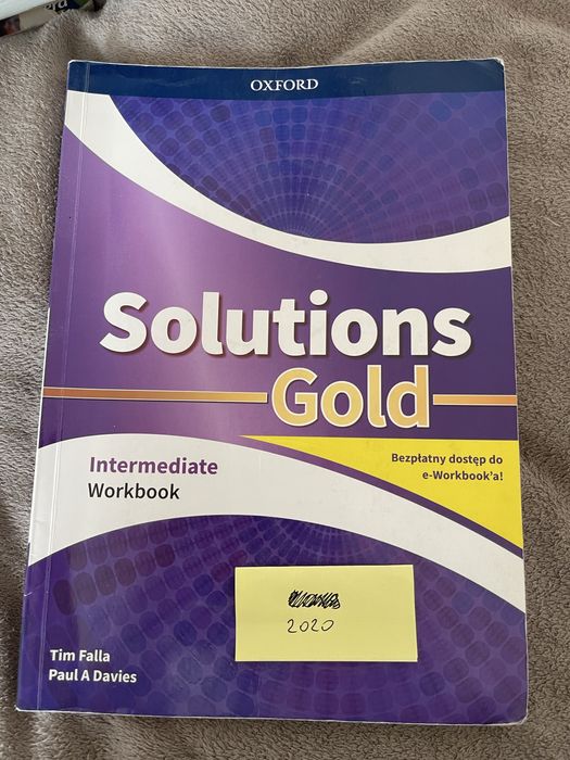 Solutions Gold Intermediate Workbook Oxford 2020 | język angielski LO