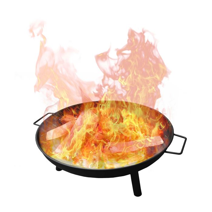 Palenisko OGRODOWE 60 cm pod grill kociołek ognisko stalowe czarne