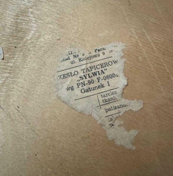 Krzesło tapicerowane Sylwia