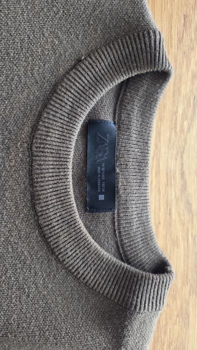 Zara sweter oliwkowy zielonym 152