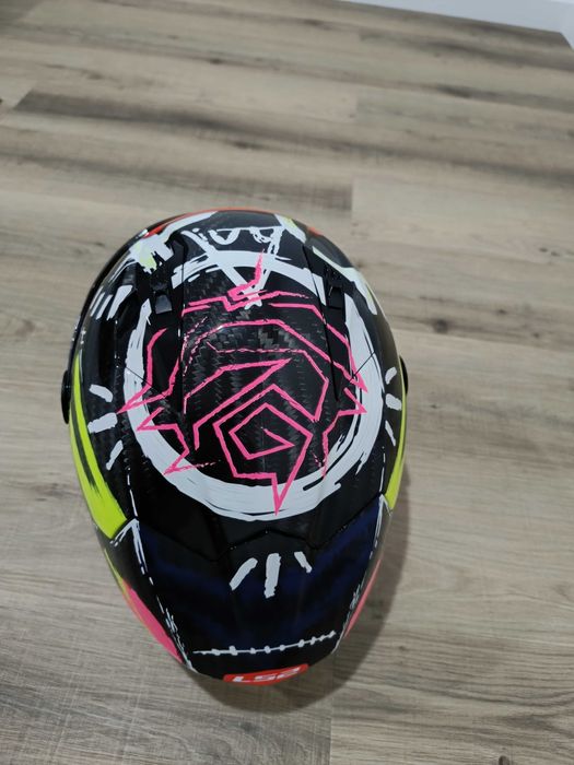 Capacete ls2 ff805 thunder Gp aero réplica Aldeguer 2025