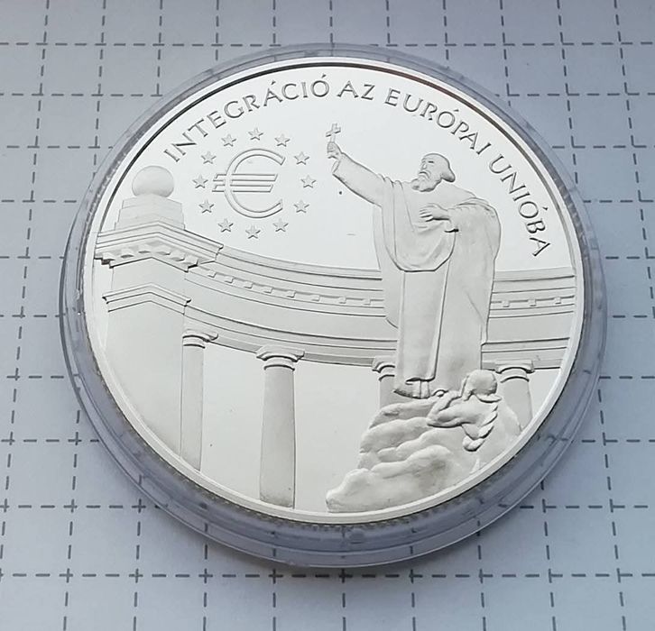 Угорщина 3000 форинтів 1999р. СРІБЛО. Інтеграція в Європейський союз.
